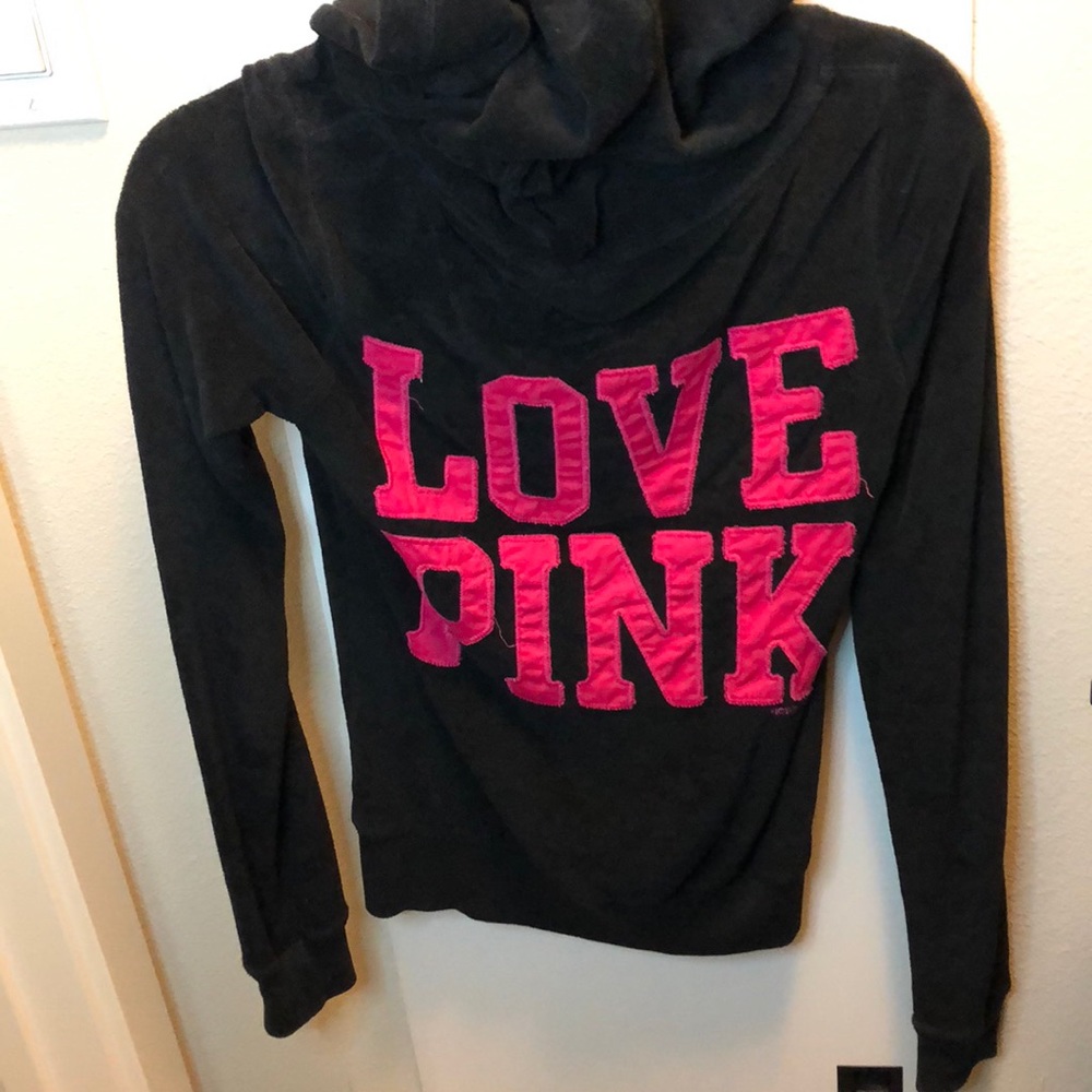Victoria’s Secret PINK terry cloth hoodie